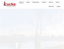 Tablet Screenshot of luckecpa.com